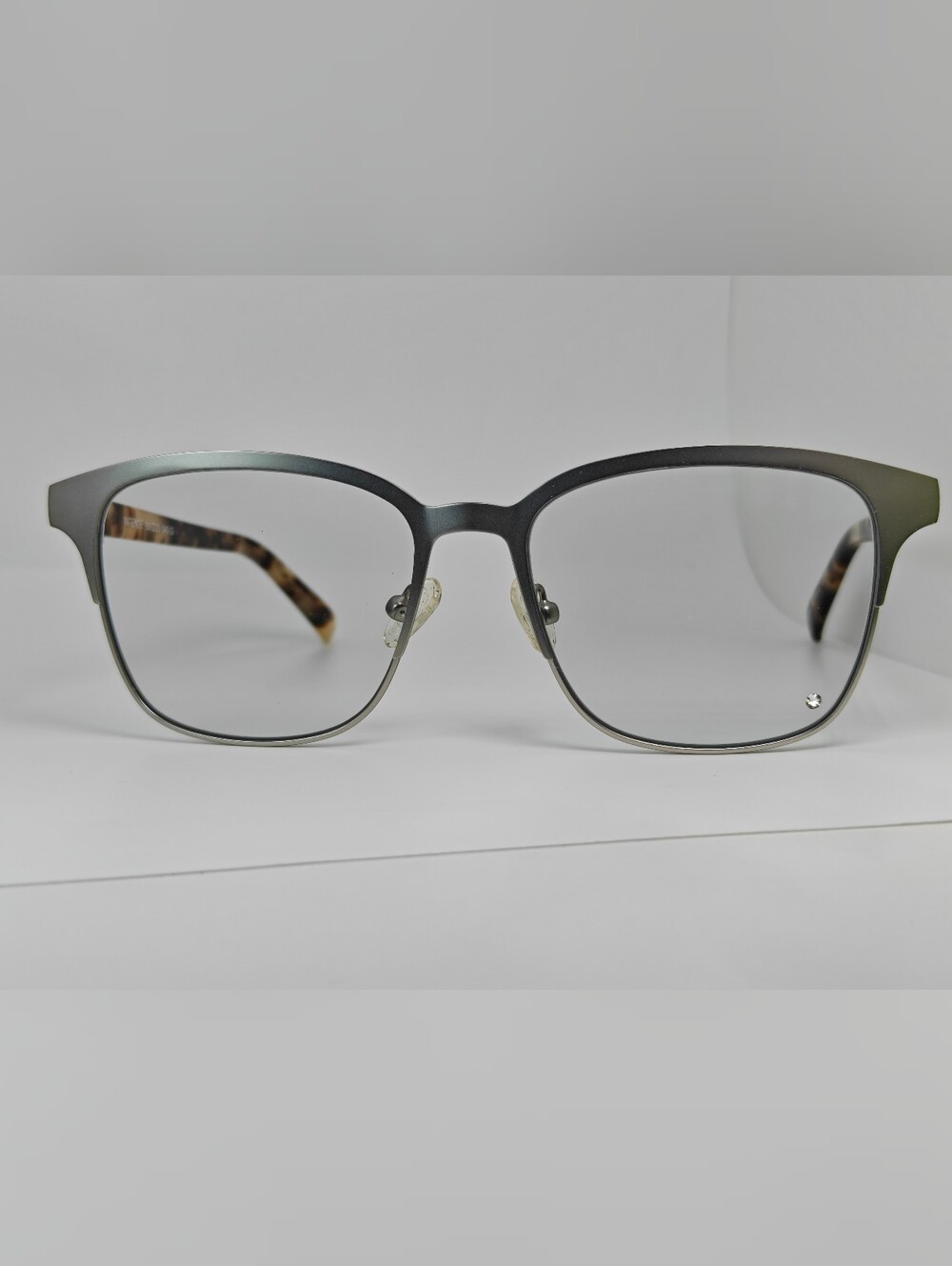Intense. Brushed Silver Front, Bone Tortoise Temples. Women's.
